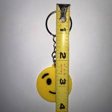 Winking Flirting Friendly Smiling Smiley Face Emoji Rubber ...