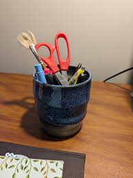 Large Turquoise Blue Swirly Cup - Handmade Ceramic Cup - Etsy