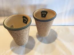 2 Brothers Potteries 4” Konica Vase Flower Pots Made In Canada | eBay