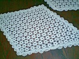 Two Antique old 1920s Vintage Hand Knitted Crochet Cotton ...