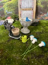 Set of 6 Fairy Garden, Miniature Garden Supplies Includes ...