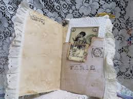 1 Junk Journal Writing Journal Coffee Stained Pages Ruffles ...