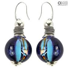Aquatic Earrings - Original Murano Glass OMG