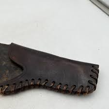 VTG Leather RH Gun Holster w/ Belt Loop For 6" Barrel ...