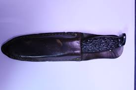 Faux Bone Handle Colonial Providence USA Hunting Knife w ...