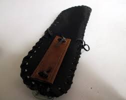 Handmade Saw Blade Knife: Quartz Malachite Handle, Leather ...