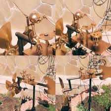 Wind Spinner Handmade Metal Drummer Windmill - Kinetic ...