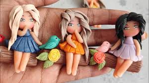 Clay Dolls Handmade Without Mould | Cold Porcelain Clay ...