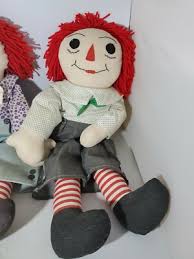 2 Vintage Raggedy Ann dolls 23" plush | eBay
