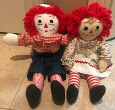 Vintage Raggedy Ann & Andy Doll Knickerbocker 20” Stuffed ...