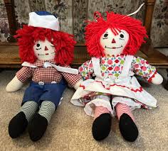 Raggedy Ann And Andy Homemade Dolls 15” | eBay