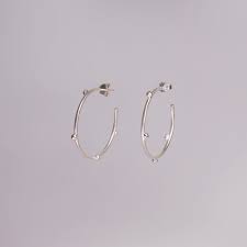 Silver Cateria Earrings (Pre-order) | Kristin Amdam