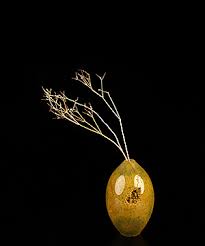 2.5" Ocean Jasper Hand Carved Crystal Vase Sculpture, Crystal Healing - Rikoo Gems and Crystals