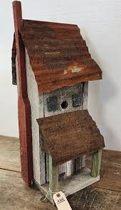 FOLK ART BIRD HOUSE 30"H X 11"W X 12"D sold at auction on 30th September | George Cole
