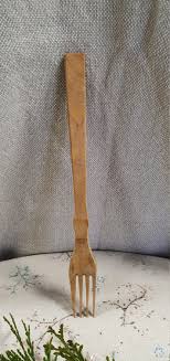 Handmade Ash Wood Serving Fork - 25 Cm - Crafted in Latvia ...
