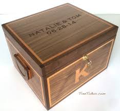 Custom wooden hand made keepsake box (Base price shown ...