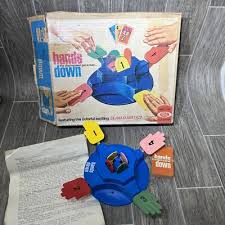 Vtg 1964 Hands Down Board Game by Ideal Toy Complete ...