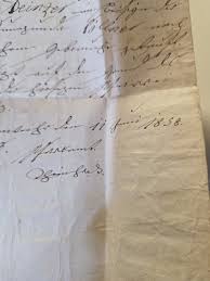 1838 Catholic German Birth & Baptism Certificate Kollner ...