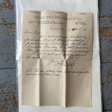 1896 Ideal Fence Company Franklin Grove, IL Letterhead ...