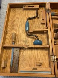 Vintage Handy Andy Wood Tool Chest w/ Tools. #602 | eBay