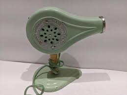 Vintage Green Metal Handy Hannah Hair Dryer on Stand in ...