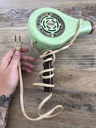 Vintage Handy Hannah Hairdryer Green Works | eBay