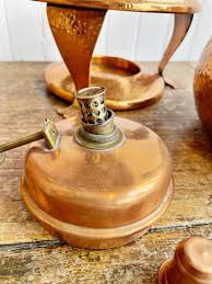 Antique Jos Heinrichs Copper & Sterling Silver Tea Kettle ...