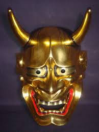 Kindei Hannya Gold Japanese Traditional Mask | eBay Australia