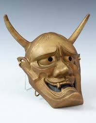 Made In Japan Beautiful Iron Noh Mask Hannya 般若 -Jealousy Woman- Tsushima | eBay