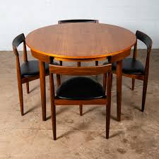 Mid Century Danish Modern Dining Table Chairs Frem Rojle ...