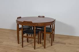 Mid-century Teak Dining Table & Chairs by Hans Olsen for ...