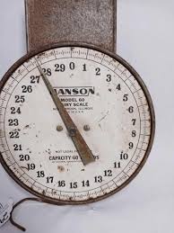 Sold at Auction: Hanson Model 60 hanging Dairy scale