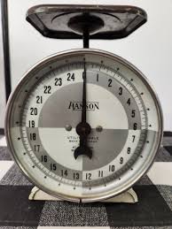 Vintage Hanson Enamel Model 1371 Home Utility Scale Platform ...