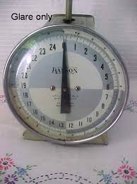 Vintage HANSON Model 1371 Kitchen Utility Scale 25 Lb, Tan ...