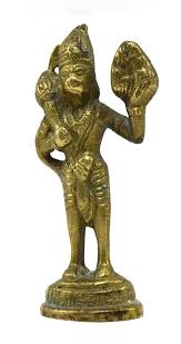Old Vintage Hanuman statue - Brass Carved Hindu Religious ...