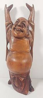 19th Century Chinese Hardwood Carving of Buddha N15 | eBay