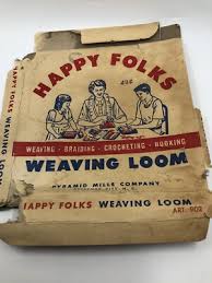 Happy Folks Weaving Loom Pyramid Mills With Instructions and Box Vintage | eBay