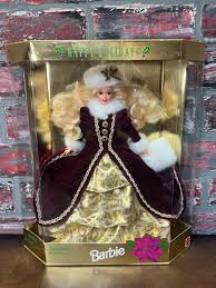 Vintage 1996 Happy Holidays Barbie Doll NIB *read Info* - Etsy