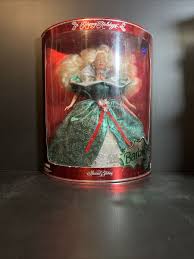 Mattel Vtg 1995 Collector HOLIDAY BARBIE New in Box Emerald ...