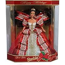 Barbie Happy Holidays Special Edition Barbie Doll (1998) : Amazon.com.au: Toys & Games