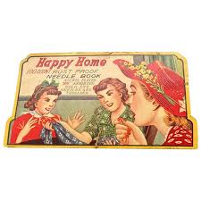 Vintage Happy Home 100 Count Needle Book Japan Sewing ...