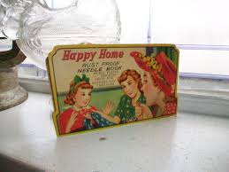 Vintage Needle Book 1940s Happy Home