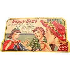 Vintage Happy Home 100 Count Needle Book Japan Sewing ...