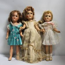 Lot of 3 Madame Alexander Dolls: Sonja Henie, Wendy Ann ...