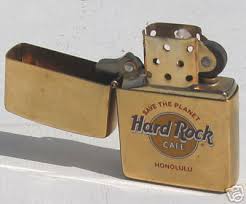 1992 BRASS HARD ROCK CAFE ZIPPO LIGHTER HONOLULU UNUSED | #39822382