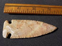 Sold at Auction: Nice Native American flint arrowhead