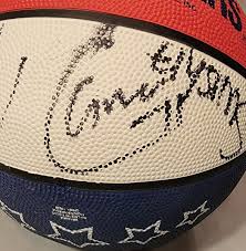 Autographed Harlem Globetrotters Basketball Hammer Cheese ...
