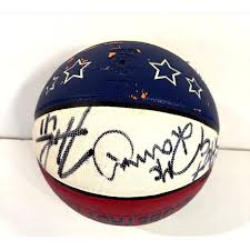 RARE Harlem Globetrotters Leather Like Basketball Signed ...