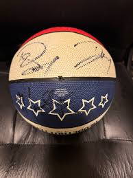Autographed Harlem Globetrotters Basketball