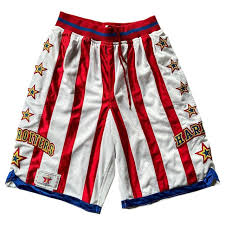 Basketball boxer short Harlem globetrotters white... | Depop